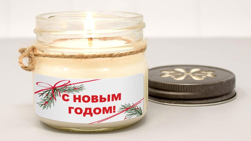 новогодние свечи