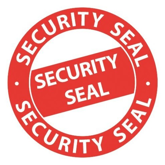 Cамоклеющаяся бумага/опечатывающие этикетки "security seal" в диспенсере 7312 Ø 38 мм