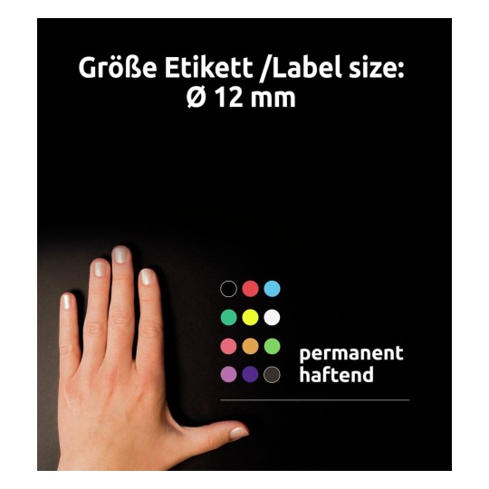 Этикетки-точки цветные в ассортименте | 3088 | Avery Zweckform