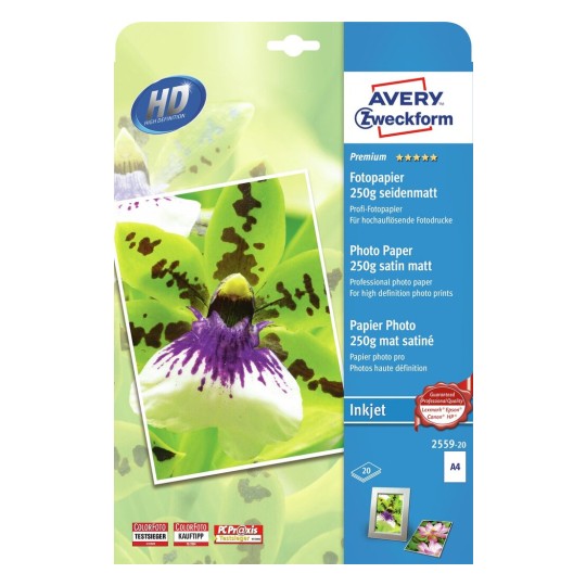 Фотобумага для струйных принтеров | Avery Zweckform