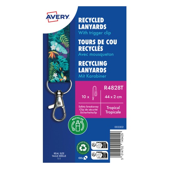 Изображение продукта: Avery Zweckform, Артикул: R4828T, Шнурок, 20 x 440 мм, малая упаковка, 10 штук.