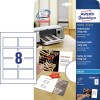 Визитные карточки Quick&Clean™, 220гр ,сатин C32096-10 В упаковке: 80 Карточки / 10 страниц