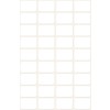 Отдельный лист, Артикул: 3042, Универсальные этикетки, Формат: 18 x 12 мм, 36 этикеток/лист.