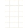 Изображение отдельного листа, артикул: 3043, многоцелевые этикетки, формат: 22 x 18 мм, 20 этикеток/лист?