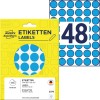Изображение упаковки с этикетками: Avery Zweckform Метки, Артикул: 3375, Формат: ⌀ 18 мм, Содержание: 1.056 меток / 22 листа, 48 меток/лист?