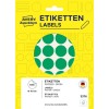 Изображение упаковки: Avery Zweckform цветные маркеры-точки, артикул: 3376, формат: ⌀ 18 мм, содержание: 1 056 маркеров-точек / 22 листа, 48 маркеров-точек/лист.