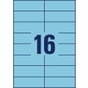 Штабштрих Einzelbogen A4, артикул: 3453, цветные этикетки, формат: 105 x 37 мм, 16 этикеток/лист.