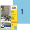 Упаковка с листом этикеток: Avery Zweckform Цветные этикетки, Артикул: 3471, Формат: 210 x 297 мм, Подходит для принтера: струйный, лазерный ч/б, цветной лазерный, Содержимое: 100 этикеток / 100 листов, 1 этикетка/лист.