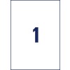 Чертеж вырубки одинарного листа A4, Артикул: 3478-200, универсальные этикетки, формат: 210 x 297 мм, 1 этикетка/лист?