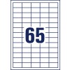 Штамповочный чертеж отдельного листа A4, Артикул: 3666-10, Этикетки, Домашний офис, Маленькая упаковка, Формат: 38 x 21,2 мм, 65 этикеток/лист?