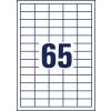 Чертёж вырубки, отдельный лист A4, артикул: 3666-200, универсальные этикетки, формат: 38 x 21,2 мм, 65 этикеток/лист.