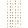 Изображение отдельного листа, артикул: 3728, числовые наклейки, формат: 85 x 160 мм, 60 наклеек/лист?