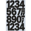 Изображение отдельного листа, Артикул: 3785, цифирные этикетки, формат: 85 x 160 мм, 14 стикеров/лист.
