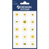 Изображение упаковки: Z-Design, Артикул: 4429, Глянцевые наклейки, 85 x 160 мм, малая упаковка, 15 наклеек / 1 лист.