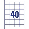 Чертеж штамповки, отдельный лист A4, Артикул: 4780, Универсальные этикетки, Формат: 48,5 x 25,4 мм, 40 этикеток/лист?