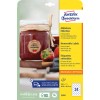 Изображение упаковки: Avery Zweckform цветочные этикетки, артикул: 5084, формат: 40,8 x 40,3 мм, пригодность для печати: струйный принтер, черно-белый лазерный принтер, полноцветный лазерный принтер, содержимое: 240 этикеток / 10 листов, 24 этикетки/лист.