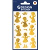 Упаковочное изображение: Z-Design, Артикул: 52393, Новогодние наклейки, 85 x 160 мм, Маленькая упаковка, 8 наклеек / 1 лист.
