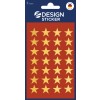Упаковка: Z-Design, Артикул: 52800, Рождественские наклейки, 85 x 160 мм, малая упаковка, 56 наклеек / 2 листа.