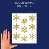 Сравнение размеров с рукой, Артикул: 52950, лист оконных наклеек, формат: 210 x 297 мм, цвет: золото.
