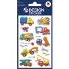 Изображение упаковки: Z-Design, Артикул: 53209, Детские наклейки, 85 x 160 мм, Маленькая упаковка, 16 наклеек / 2 листа.