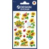 Изображение упаковки: Z-Design, Артикул: 54171, Цветочные наклейки, 85 x 160 мм, Малая упаковка, 20 наклеек / 2 листа.