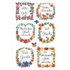 Изображение одинарного листа, Артикул: 54216, Декоративные стикеры, Формат: 85 x 160 мм, 6 стикеров/лист?