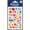 Изображение упаковки: Z-Design, артикул: 54304, цветочные наклейки, 85 x 160 мм, малая упаковка, 117 стикеров / 3 листа.