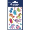 Изображение упаковки: Z-Design, артикул: 56063, блестящие наклейки, 85 x 160 мм, малая упаковка, 9 наклеек / 1 лист.