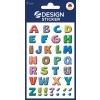 Изображение упаковки: Z-Design, Артикул: 59334, буквенные этикетки, 85 x 160 мм, малая упаковка, 87 наклеек / 3 листа.