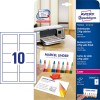 Изображение упаковки с листом для карт: Avery Zweckform Premium визитные карты, Артикул: C32026-25, Формат: 85 x 54 мм, Подходит для печати: цветной лазер, черно-белый лазер, копировальный аппарат, Содержание: 250 карточек / 25 листов, 10 карточек/лист?