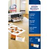 Изображение упаковки: Avery Zweckform карточки для стола, Артикул: C32253-25, Формат: 110 x 40 мм, Подходит для печати: струйные принтеры, цветные лазерные принтеры, черно-белые лазерные принтеры, копировальные аппараты, Содержимое: 100 карточек / 25 листов, 4 карточки/лист.