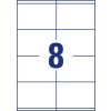 Чертеж штампа отдельного листа A4, Артикул: C32254-25, карточки, формат: 105 x 70 мм, 8 карточек/лист.
