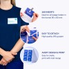Изображение, демонстрирующее вкладыши для бейджей для профессионалов, с акцентом на такие характеристики, как 160 вкладышей, легкость отрыва и совместимость с дизайном и печатью Avery.