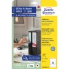Изображение упаковки: Avery Zweckform этикетки для папок, съемные, артикул: L4761REV-10, формат: 61 x 192 мм, совместимость с принтером: струйный, лазерный (ч/б), цветной лазер, содержание: 40 этикеток / 10 листов, 4 этикетки/лист.