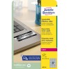 Изображение упаковки: Лицевая этикетка Avery Zweckform, артикул: L6011-8, формат: 63,5 x 29,6 мм, пригодность для печати: лазерный принтер (черно-белый), содержание: 216 этикеток / 8 листов, 27 этикеток/лист.
