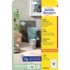 Изображение упаковки: Avery Zweckform Овальные этикетки, артикул: L6024REV-25, формат: 63,5 x 42,3 мм, пригодность для печати: струйный принтер, лазерный принтер ч/б, цветной лазерный принтер, содержание: 450 этикеток / 25 листов, 18 этикеток/лист.