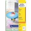 Изображение упаковки: этикетки для CD Avery Zweckform ClassicSize, артикул: L6043-25, формат: ⌀ 117 мм, совместимость с принтерами: струйные, лазерные ч/б, цветные лазерные, содержание: 50 этикеток / 25 листов, 2 этикетки/лист.