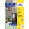 Изображение упаковки: Етикетки для папок Avery Zweckform, артикул: L6061-10, формат: 59 x 192 мм, совместимость с принтерами: Inkjet, Laser черно-белый, цветной лазер, содержимое: 40 этикеток / 10 листов, 4 этикетки/лист.