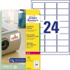 Изображение упаковки с листом этикеток: Avery Zweckform клейкие этикетки Kraftkleber, артикул: L6141-20, размер: 63,5 x 33,9 мм, подходит для печати: черно-белый лазер, цветной лазер, содержание: 480 этикеток / 20 листов, 24 этикетки/лист.