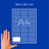 Графика на листе A4, показывающая сетку 4×8 из закруглённых прямоугольников, с одной белой ячейкой и рукой внизу слева?