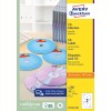 Изображение упаковки: этикетки для компакт-дисков Avery Zweckform SuperSize, артикул: L7676-100, формат: ⌀ 117 мм, пригодность для печати: струйный принтер, лазерный черно-белый, лазерный цветной, содержание: 200 этикеток / 100 листов, 2 этикетки/лист.