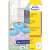 Изображение упаковки: Этикетки для CD Avery Zweckform SuperSize, артикул: L7676-25, формат: ⌀ 117 мм, пригодность для печати: струйные принтеры, лазерные принтеры ч/б, цветные лазерные принтеры, содержание: 50 этикеток / 25 листов, 2 этикетки/лист.