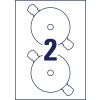Чертеж штампа, отдельный лист A4, артикул: L7760-25, CD-этикетки SuperSize, формат: ⌀ 117 мм, 2 этикетки/лист.
