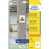 Изображение упаковки: Avery Zweckform Сильно липкие бумажные этикетки, артикул: L7876-20, формат: 105 x 148 мм, пригодность для печати: струйная, черно-белая лазерная, цветная лазерная печать, содержание: 80 этикеток / 20 листов, 4 этикетки на лист.