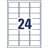 Чертёж штамповки, лист A4, артикул: L7970-25, этикетки для заморозки, формат: 63,5 x 33,9 мм, 24 этикетки/лист.
