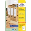 Изображение упаковки: Avery Zweckform Recycling папочные этикетки, артикул:  LR4761-25, формат: 61 x 192 мм, пригодность для печати: струйная, лазерная ч/б, цветная лазерная, содержимое: 120 этикеток / 30 листов, 4 этикетки/лист.