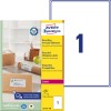 Изображение упаковки с листом этикеток: Avery Zweckform Recycling Versand-Etiketten, артикул: LR7167-100, формат: 199,6 x 289,1 мм, подходит для печати: лазерная ч/б, цветной лазер, содержание: 100 этикеток / 100 листов, 1 этикетка/лист?