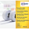 Изображение упаковки: этикетки Avery Zweckform, артикул: PLR1226, формат: 26 x 12 мм, содержание: 15 000 этикеток / 10 роликов, 1 500 этикеток/ролик.