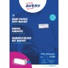 Изображение упаковки: Avery Zweckform, артикул: POL30MA66-20DR, формат: 70 x 30 мм, пригодность для печати: цветной лазер, черно-белый лазер, струйный принтер, содержание: 20 табличек / 90 вставных табличек / 5 листов.